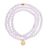 Amethyst Amuleto Wrap Bracelet - Small bead